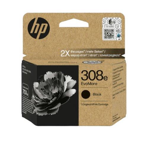 1 Original HP 308e Black Ink Cartridge (7FP22UE) (OEM HP 308e BLACK)